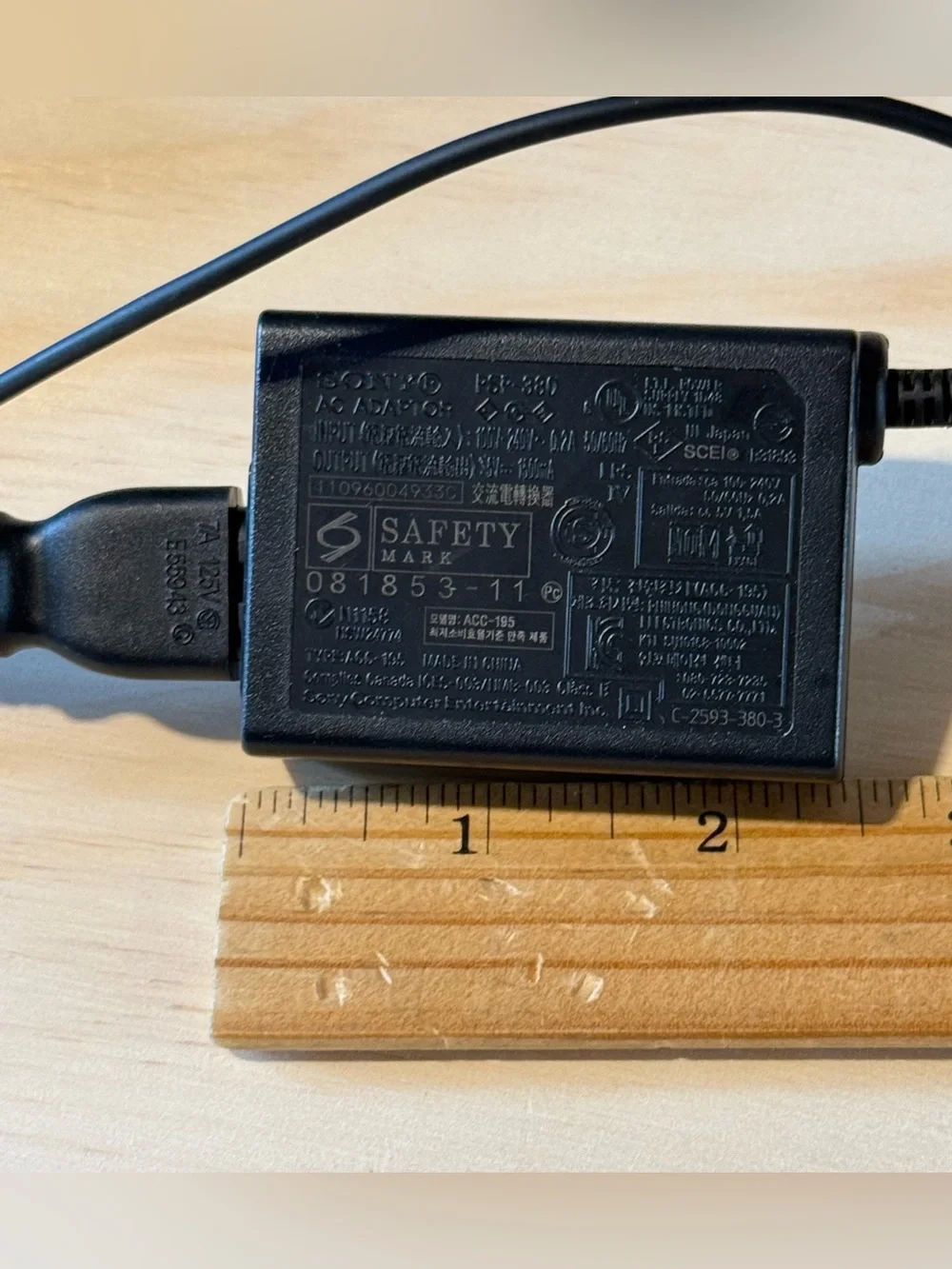 Sony PSP Wall Charger AC Adapter OEM GENUINE Cord 1000-3000 Tested Good Read Blw
